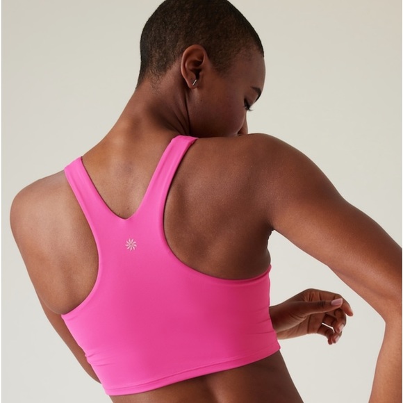 💗 Athleta Conscious Crop Bikini Top A-C // Salvia Pink - Picture 2 of 9